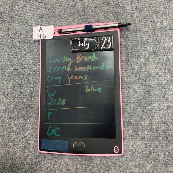 Lucky Brand Sienna Weekender Crop Jean Womens 2/26 Whiskered Denim Stretch - Picture 9 of 11